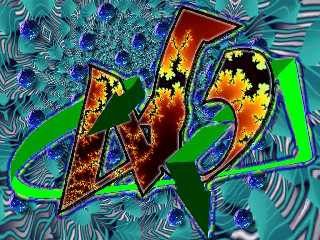 Digital Nanotech sprayed graffiti, the heraldry of certain gangs